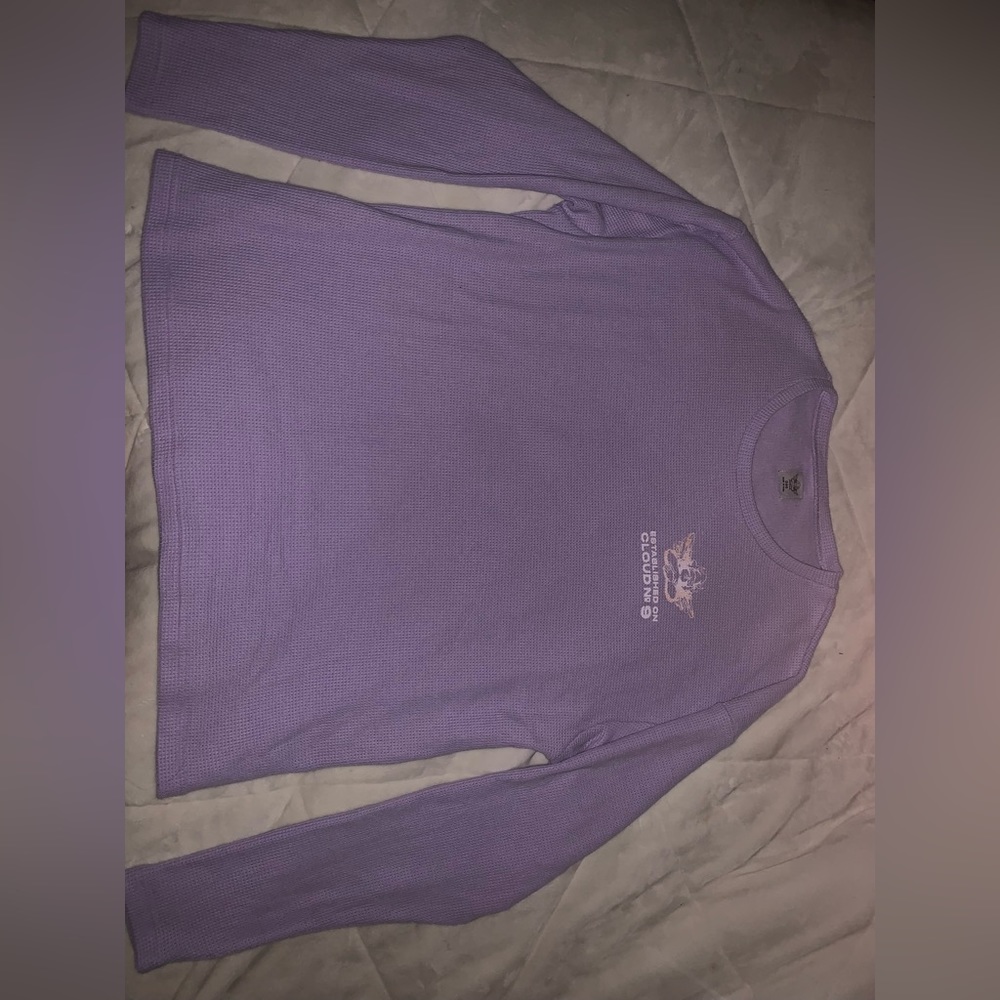 One size fits all boys lie purple sweater from pacsun